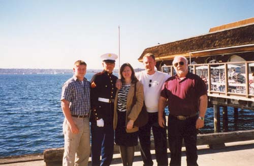 David, Steven, Carlene, Mark and Dub Burkland