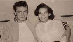 Vivian Liberto and Johnny Cash