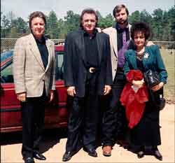 Tommy Cash, Johnny Cash, Unknown and Joannne Cash